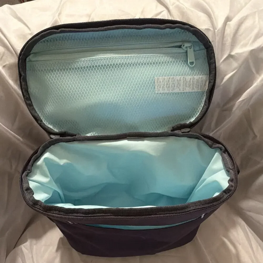 Hydro Flask Insulated Lunch Bag Box Tote Gray/Light Blue Work Back To School